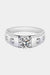 1 Carat Moissanite 925 Sterling Silver Ring