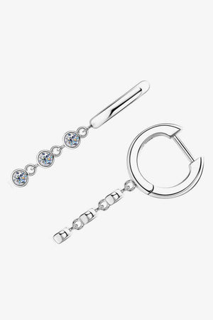 Moissanite Decor 925 Sterling Silver Earrings